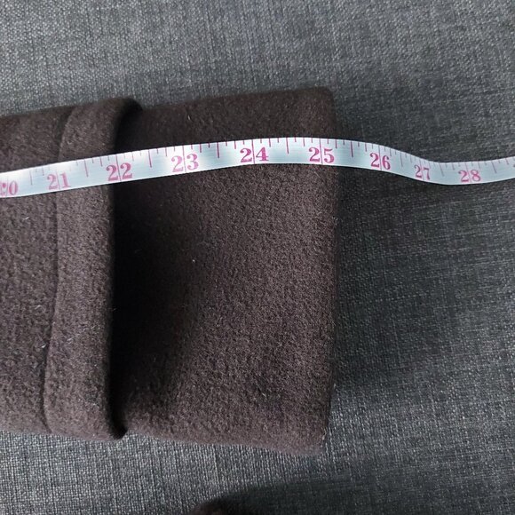 Brown Soia & Kyo Wool Blend Long Belted Coat - Picture 14 of 15